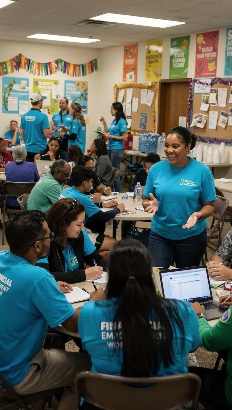 Digitális eszközök és könyvek kombinációja, melyek elősegítik a pénzügyi tudatosság és oktatás fejlesztését.