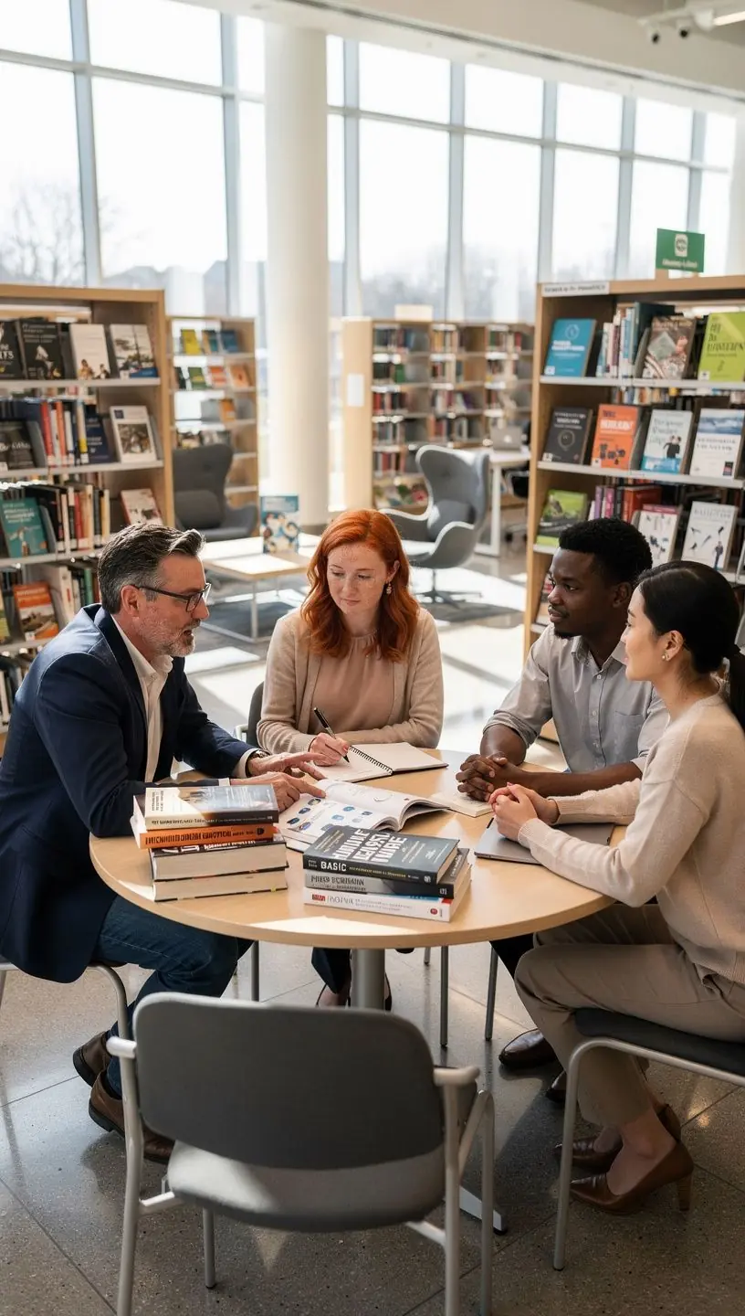 Kézben tartott jegyzetfüzet, amelyben pénzügyi célok és stratégiák vannak feljegyezve, inspiráló és motiváló környezetben.